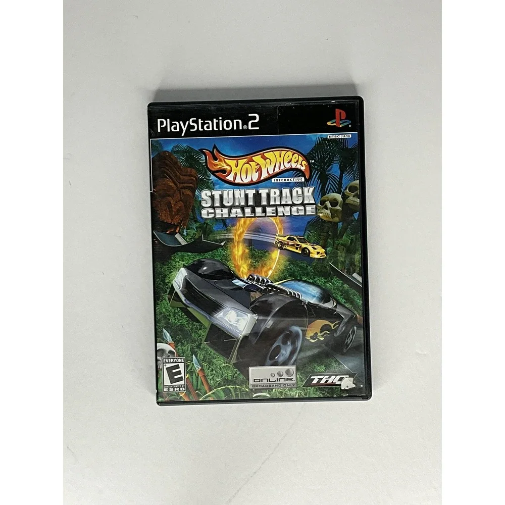 Hot Wheels Stunt Track Challenge Sony PlayStation 2 PS2 2004 THQ Racing Game